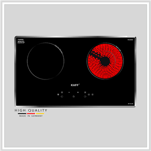 Bếp kính âm kết hợp 1 điện 1 từ Kaff KF Fl109